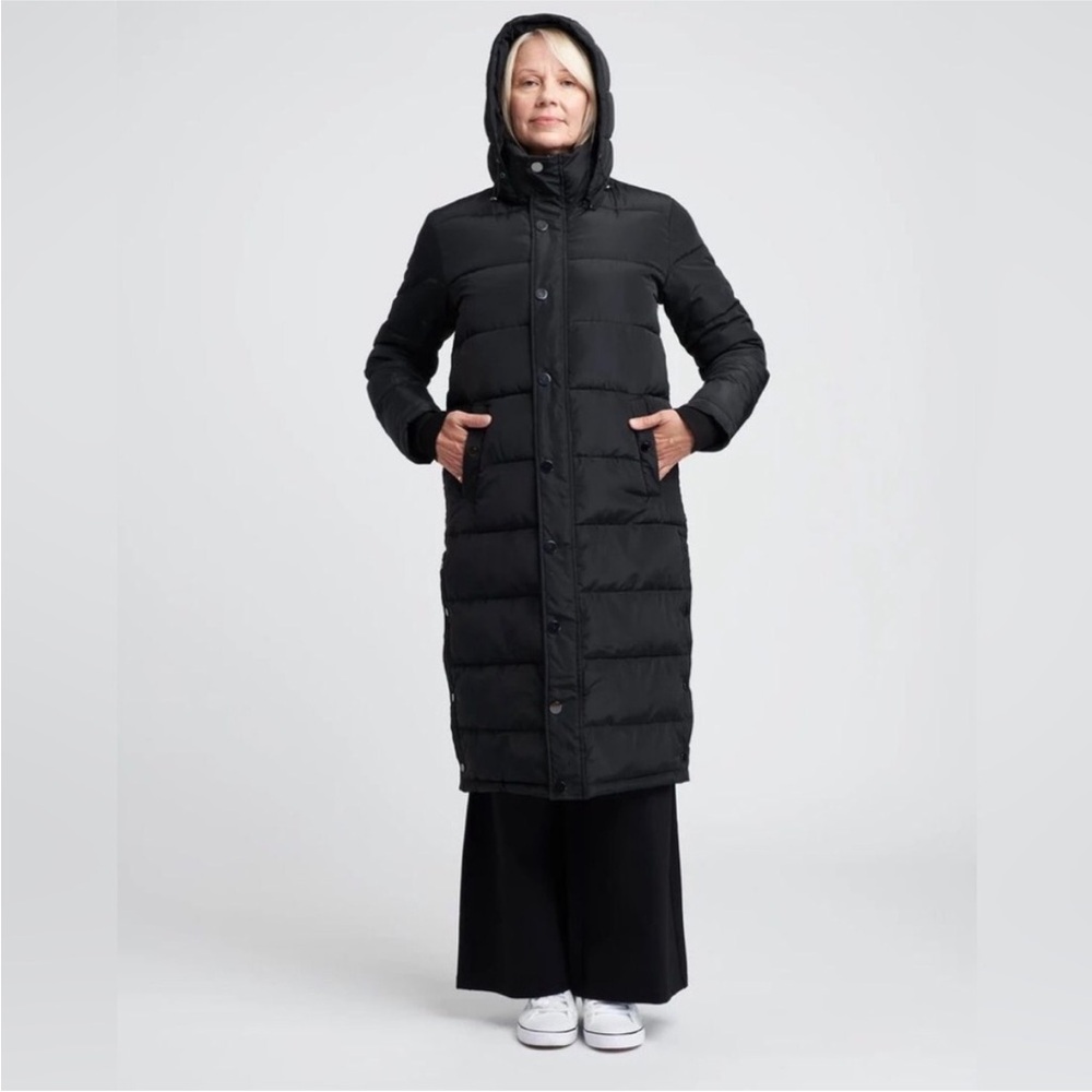 Everest Long Hooded Puffer Jacket-3XS (Fits M—Universal Standard’s oversized)
